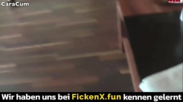 German slut with big tits is so hot! Amateur couple