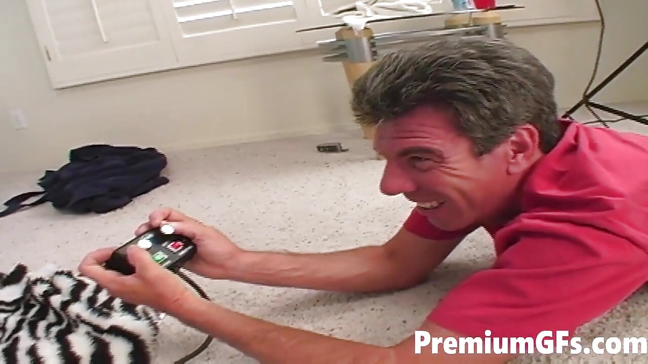 Blonde Big Tits Babe Heather Pink Rides the Sybian to Orgasm