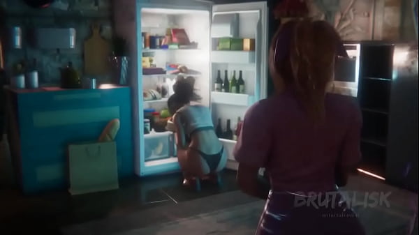 Flagrada quebrando a dieta.