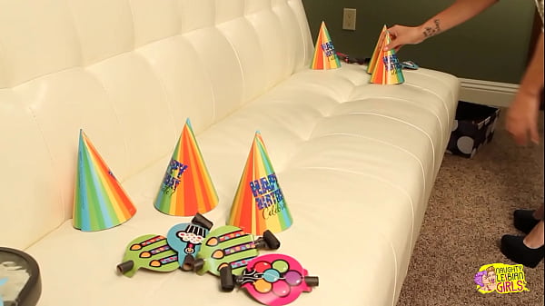 This gorgeous redhead girl with amazing big tits had lesbian sex with a tight pussy