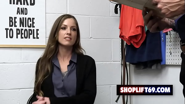 Big tits milf shoplifter Tricia Oaks getting analed by the security guard
