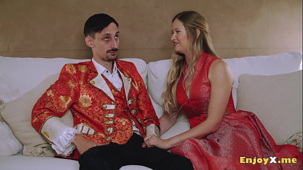 Busty towheaded with massive jugs and smooth-shaven pussy, gargles hard-on in total HD – whorish XXX sluts!