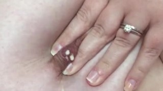 Mrs F lactating her big juicy breasts