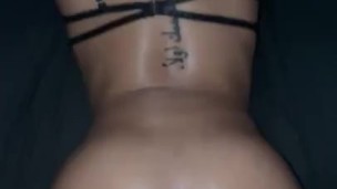 Bubble butt ebony queen cum over and over on bbc