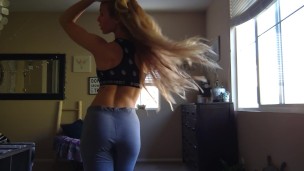 Post-gym strip… :)