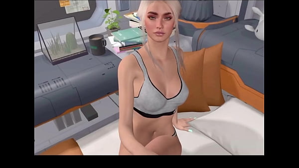 3D HQ AI Breast Expansion Blonde Big tits Solo POV w/ Sound added