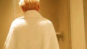 After shower toy play