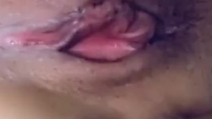 POV chubby white slut sits on your face with creamy pussy