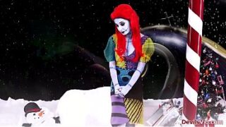 Sexy Joanna Angel in A nightmare before Christmas XXX parody