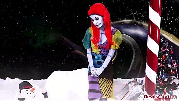 Sexy Joanna Angel in A nightmare before Christmas XXX parody