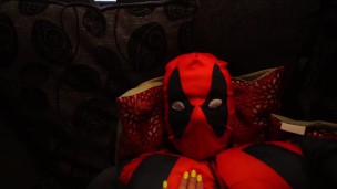 Deadpool Valentine date strapon fuck