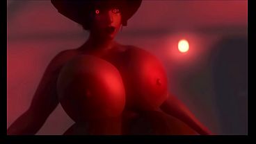 3D HQ Breast Expansion Big tits Firm tits Solo POV Devil chick wSound added