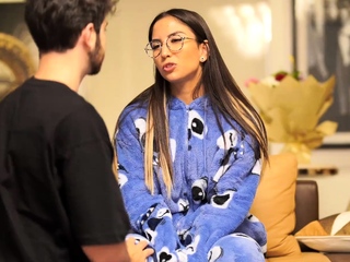 I WAS HORNY BY MY GIRLFRIEND’S NEW PAJAMA,I EJACULATED ALL