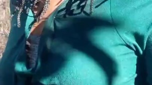 Showing my breasts