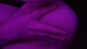 Cute Milf teases and drools on 36DDD breasts