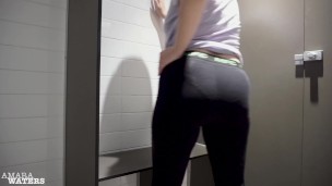 Stripping & Playing in a Public Toilet! TRAILER
