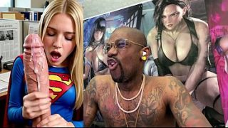 Supergirl Jerks Off Her StepCousin And Makes Him Cum, Fucking Miss America In Her Tight Ass, Big Breast Tight Bald Pussy Slut In The Forest, Ebony Girl Jerks Off A BWC, AI Generated