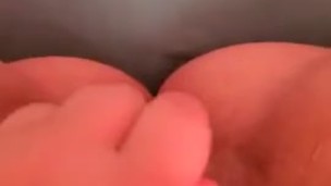 Thick girl playing with herself