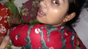 Desi Bhabhi in Red Saree Doggy Style Hard Fucking & Blowjob – Homemade Indian Sex