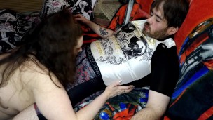 Hairy BBW Spreads Legs Begs To Be Fucked Deep And Hard Missionary Creampie ❤️